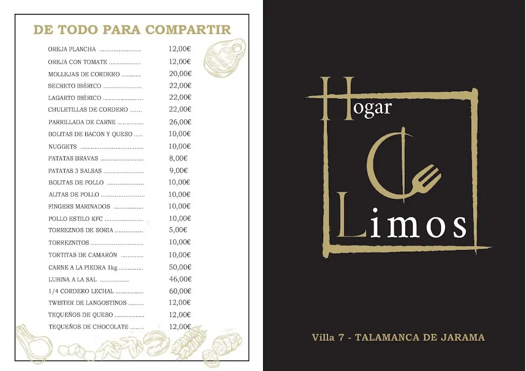 Menu_El Hogar de Limos Bar Restaurante_Talamanca_image_4