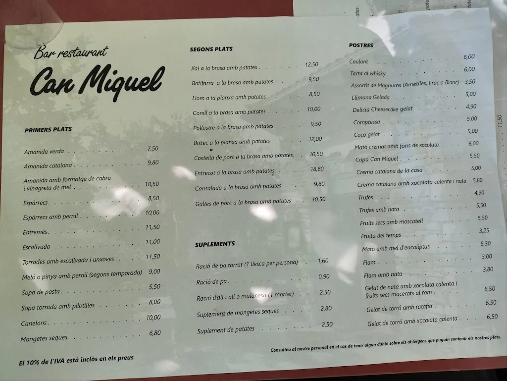 Menu_Can Miquel_Tavertet_image_1