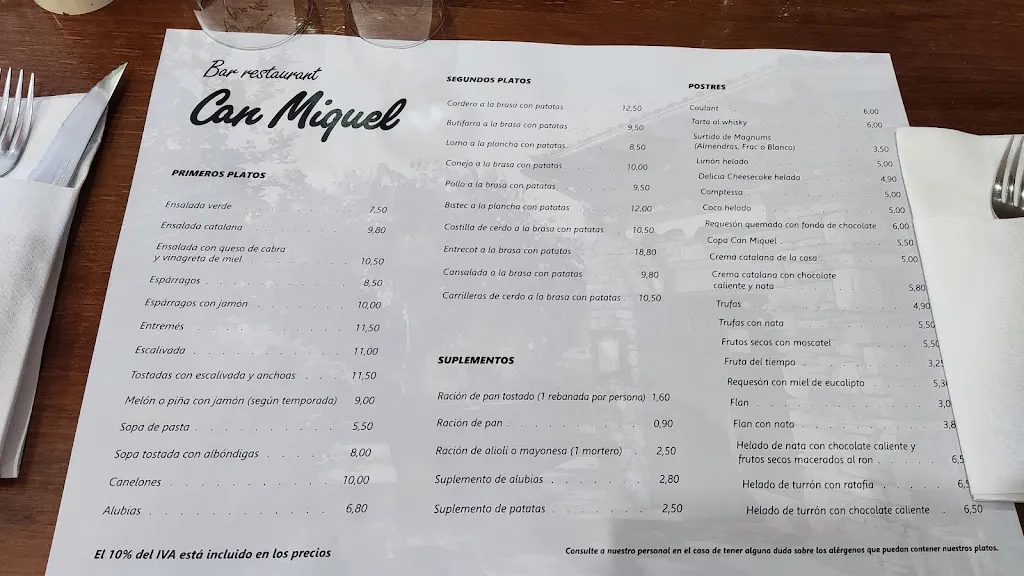 Menu_Can Miquel_Tavertet_image_3