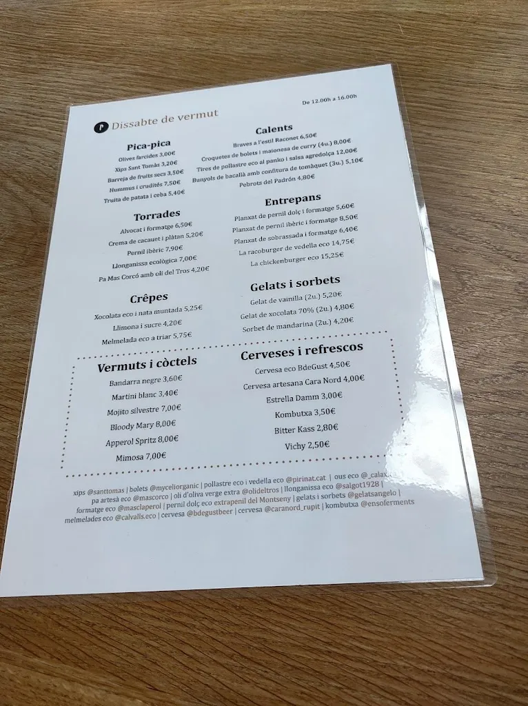 Menu_El Raconet de l’Avenc_Tavertet_image_1