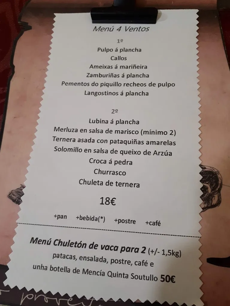Menu_Os Catro Ventos Arzua_Arzúa_image_4
