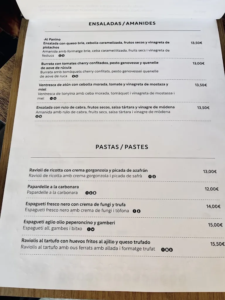 Menu_Al Panino Restaurant S.L_Terrassa_image_4