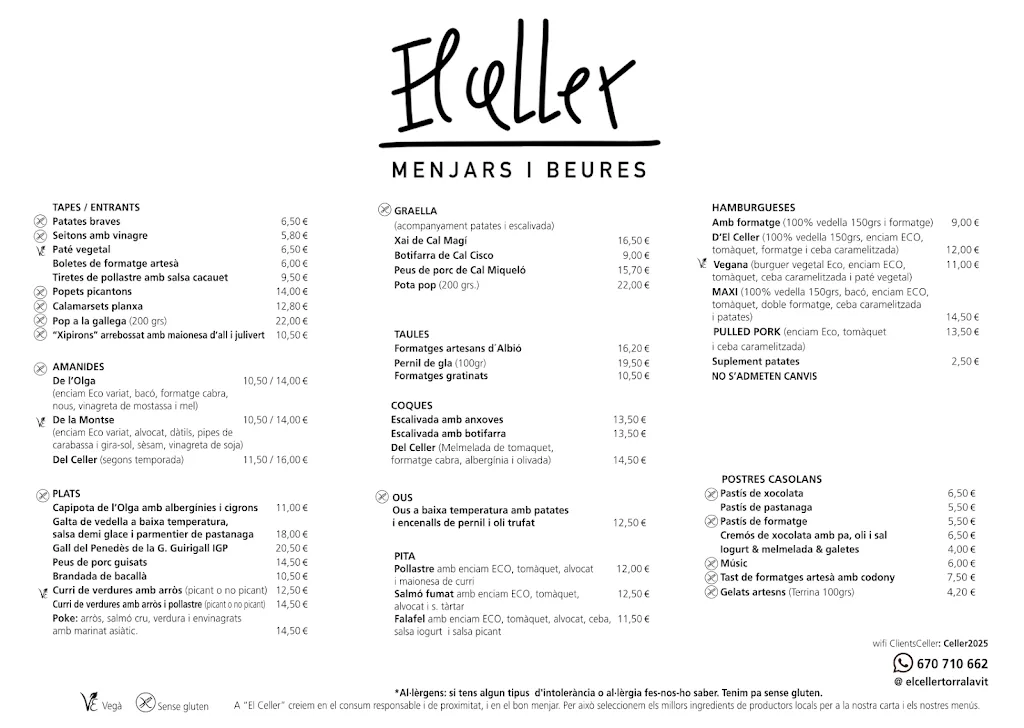 Menu_El celler. Menjars i beures_Torrelavit_image_1