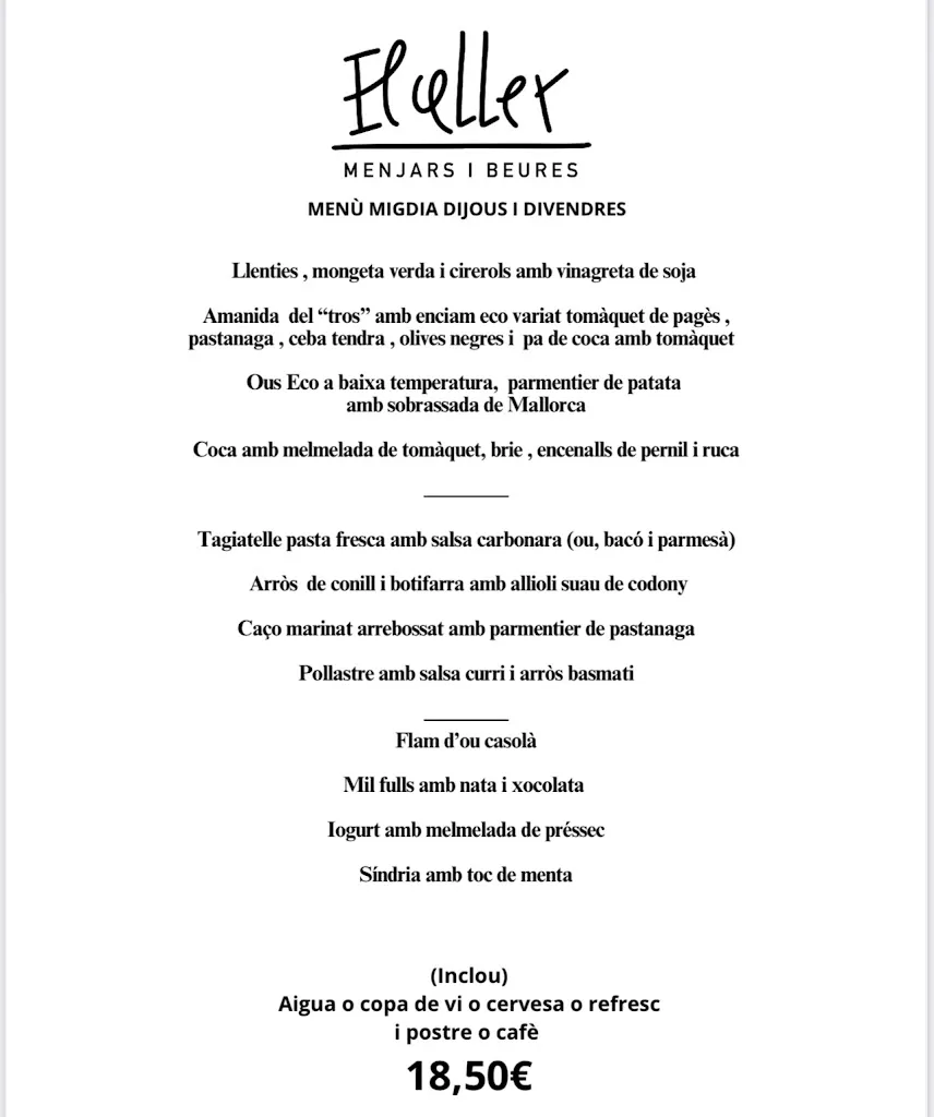 Menu_El celler. Menjars i beures_Torrelavit_image_2