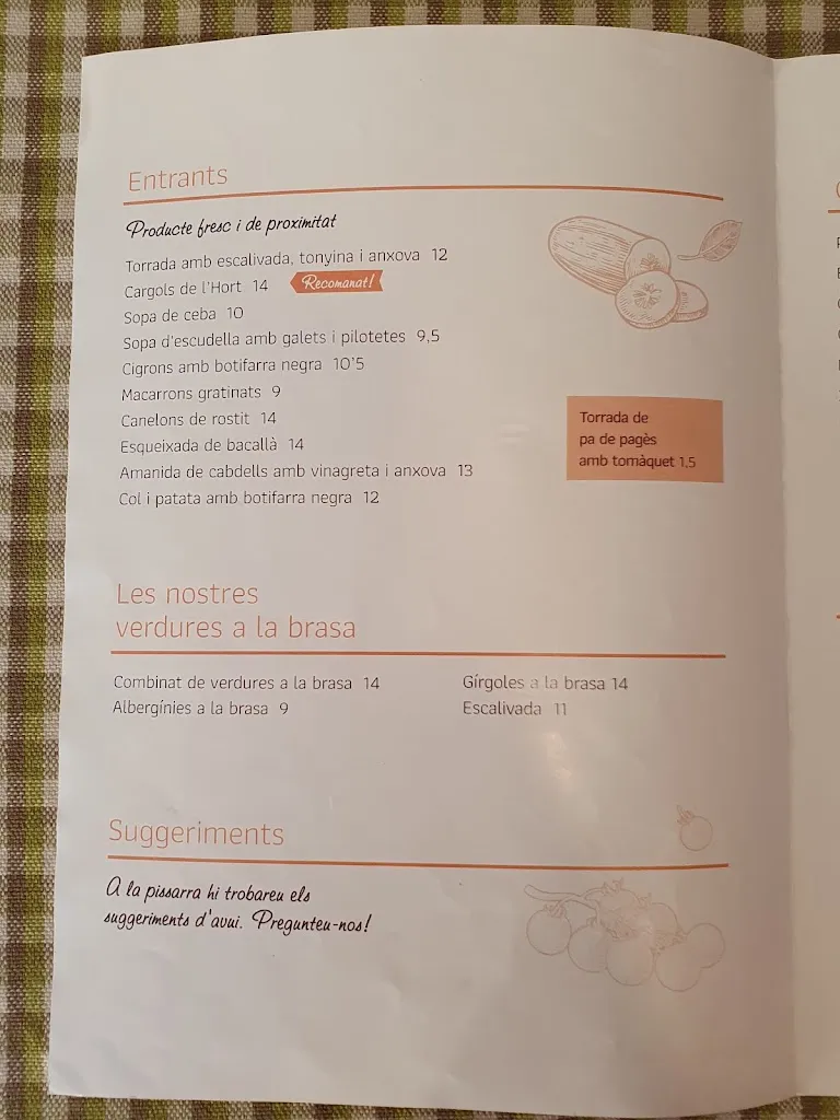 Menu_Restaurant L'Hort d'Ullastrell_Ullastrell_image_4