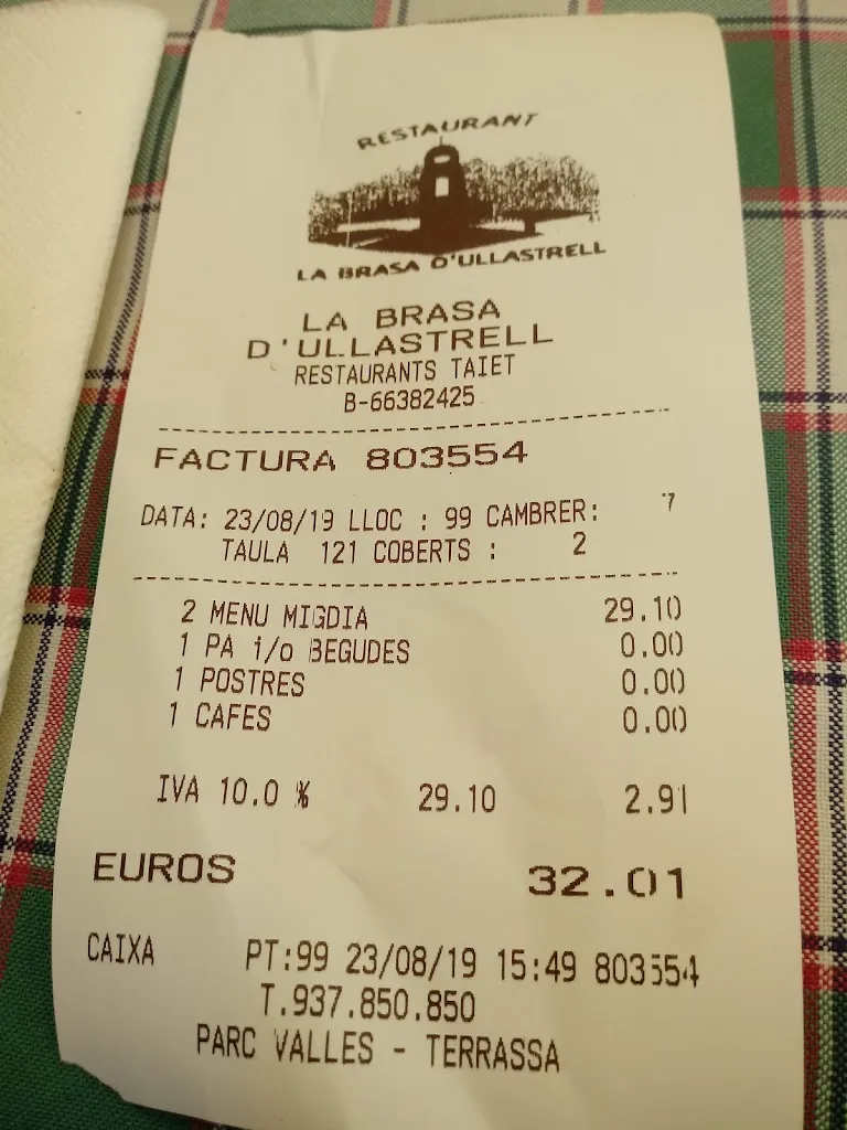 David Hernandez_Restaurante La Brasa d'Ullastrell_Ullastrell_recensione