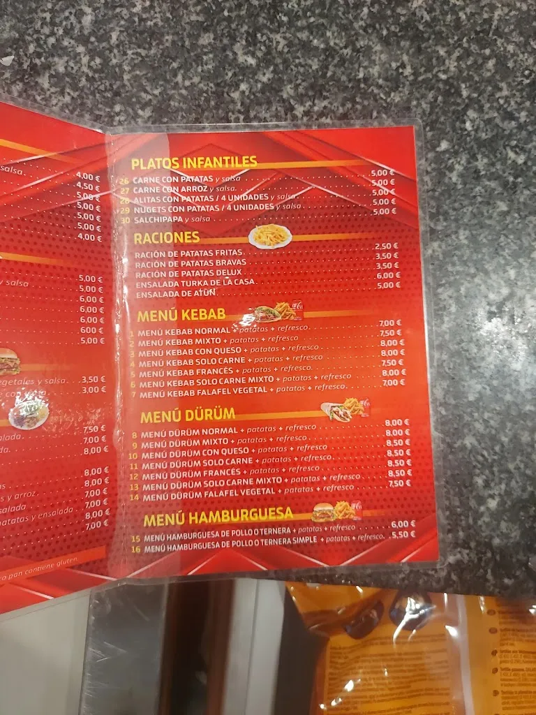 Menu_Turka kebab resturent house_Pobra do Caramiñal A_image_1