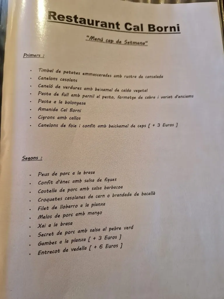 Menu_Restaurant Cal Borni_Vallcebre_image_2
