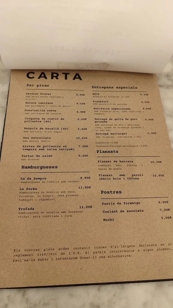 Menu_Bar Sant Martí_Torrelles de Llobregat_image_1