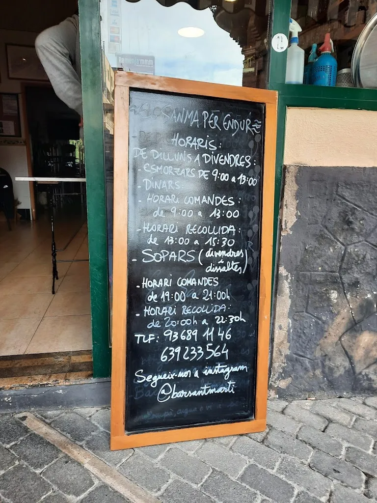 Menu_Bar Sant Martí_Torrelles de Llobregat_image_3
