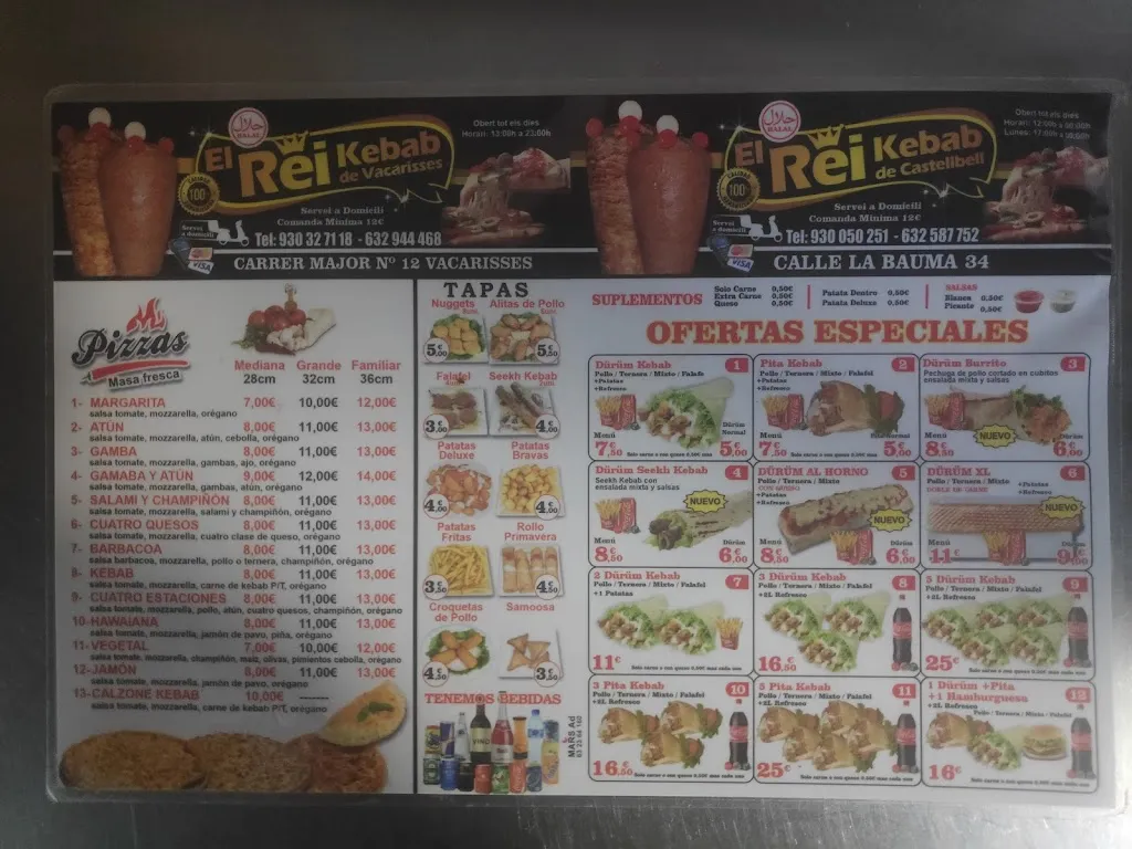 Menu_El rei kebab de vacarissas_Vacarisses_image_4