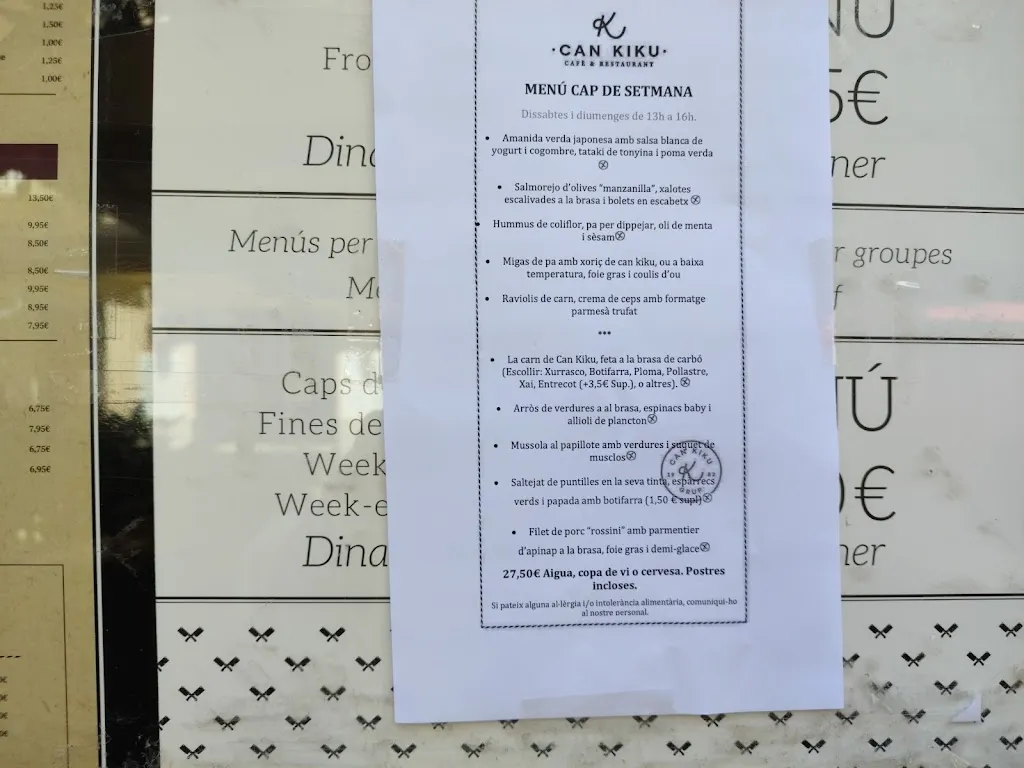 Menu_Restaurant Cal Kiku - La Llar del bacallà_Vacarisses_image_4