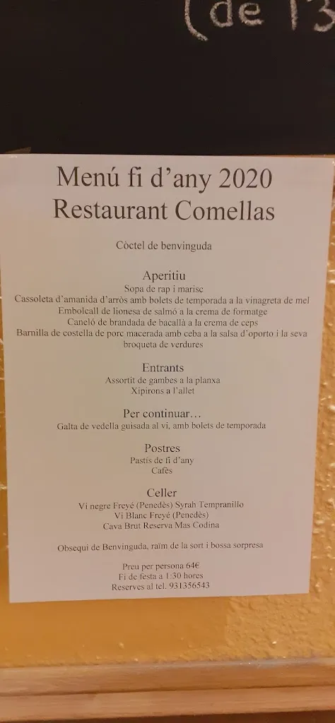 Menu_Restaurant La Riereta, antiga Sucursal_Vilada_image_2