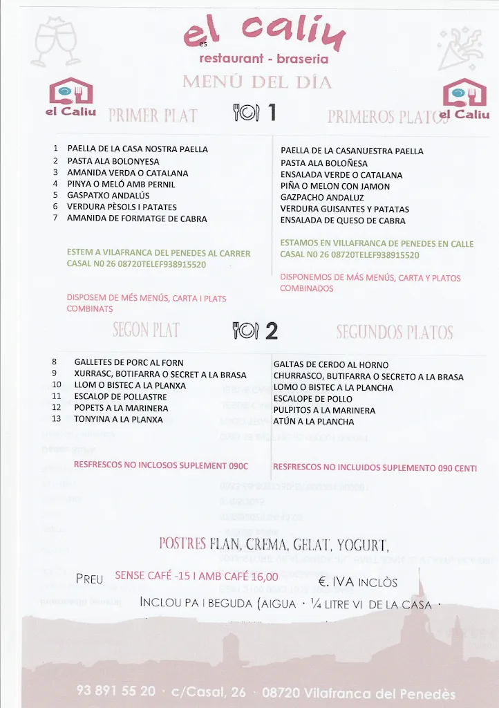 Menu_El Caliu_Vilafranca del Penedès_immagine_1
