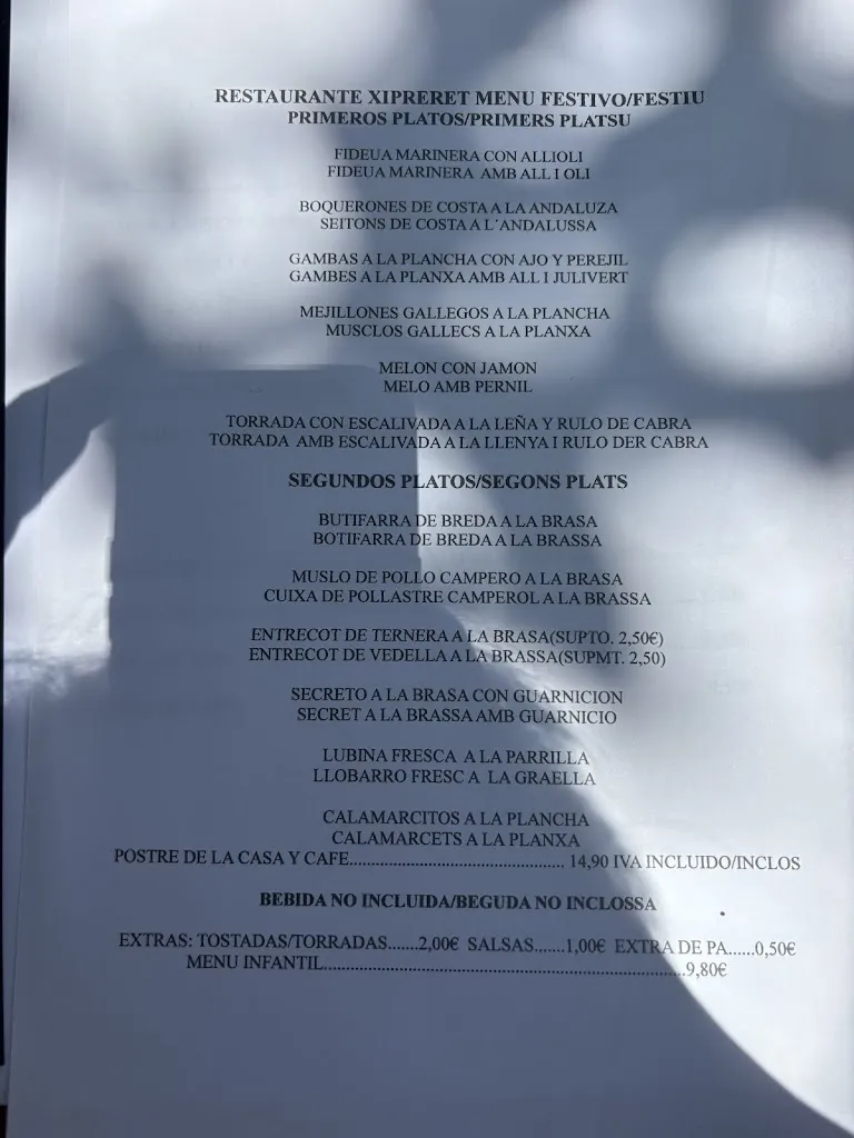 Menu_Restaurant Posta Xipreret_Vallirana_image_2
