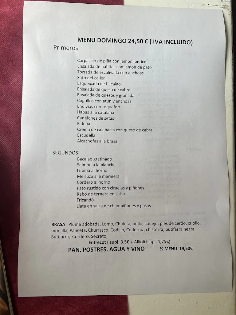 Menu_Restaurant Selva Negra_Vallirana_image_1