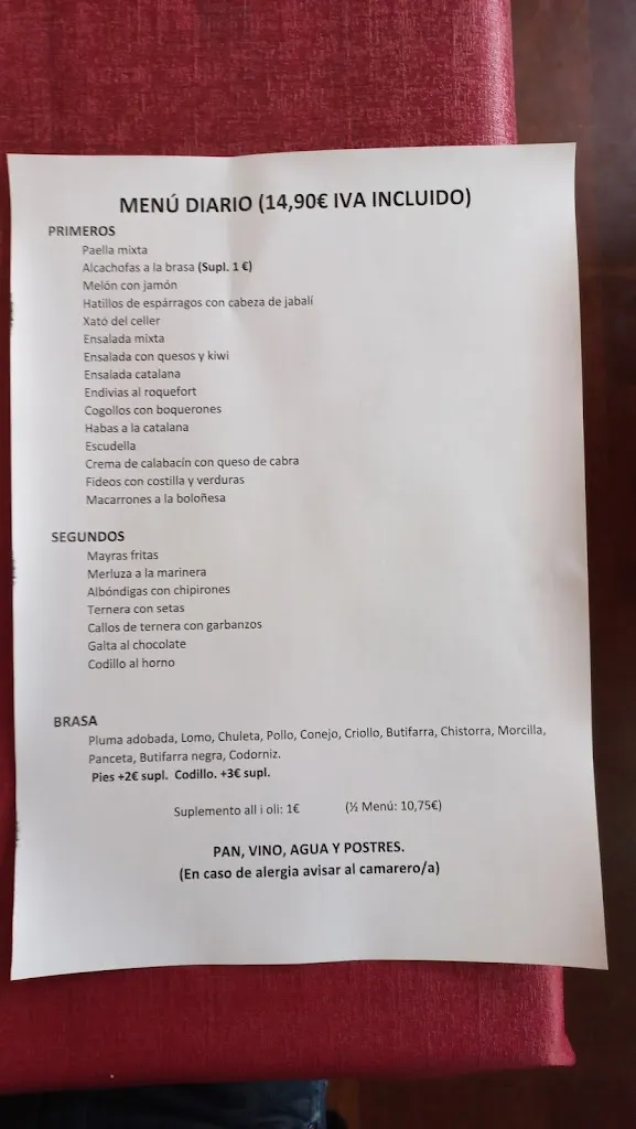 Menu_Restaurant Selva Negra_Vallirana_image_2