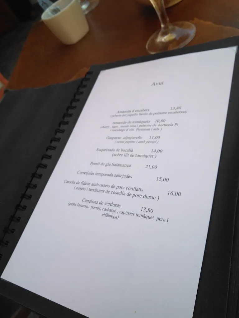 Menu_El Canari de la Vall de Sau_Vilanova de Sau_image_1