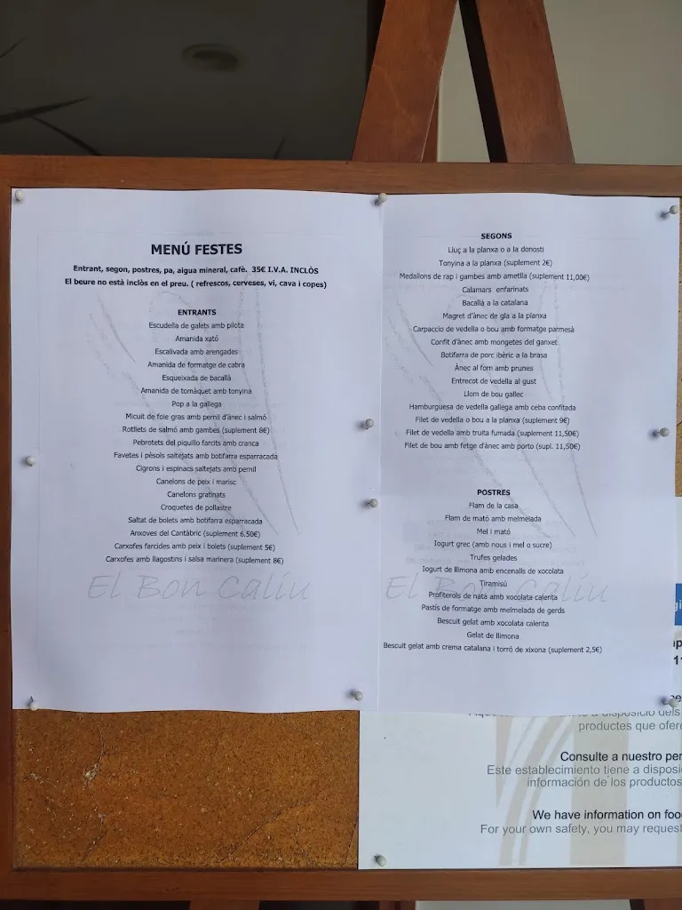 Menu_Restaurant El Bon Caliu_Vilanova del Vallès_immagine_4