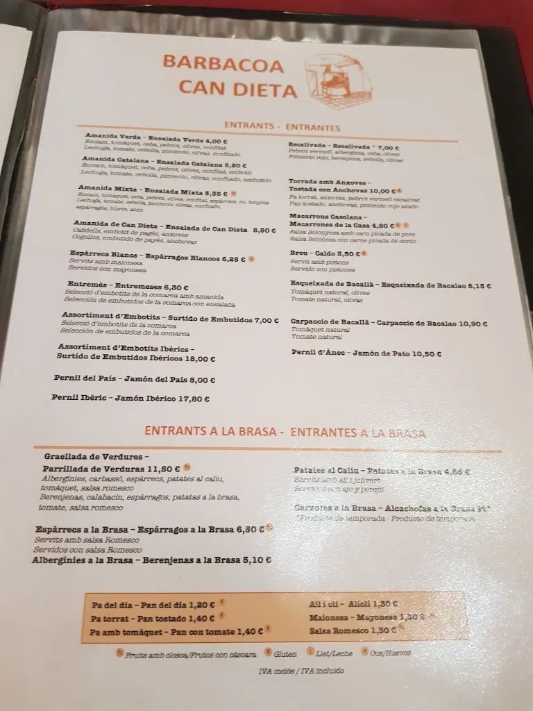 Menu_Restaurant Barbacoa Can Dieta Tordera_Tordera_image_1