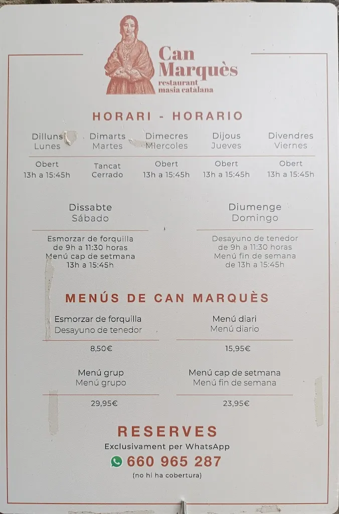 Menu_Restaurant Can Marquès_Tordera_image_1