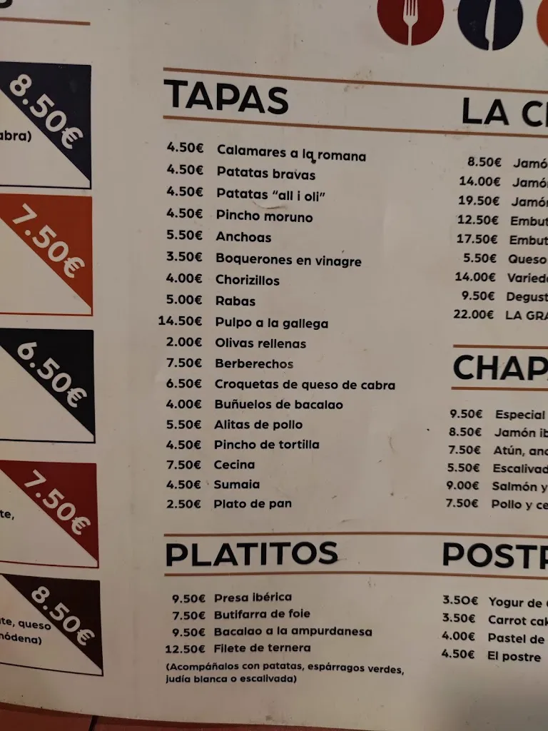 Menu_La Tapa Ibérica_Tordera_image_4