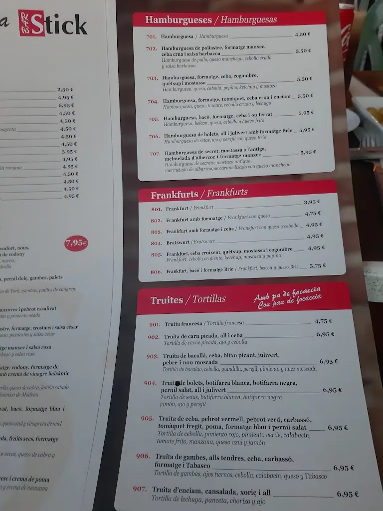 Menu_Bar Stick_Tordera_image_3