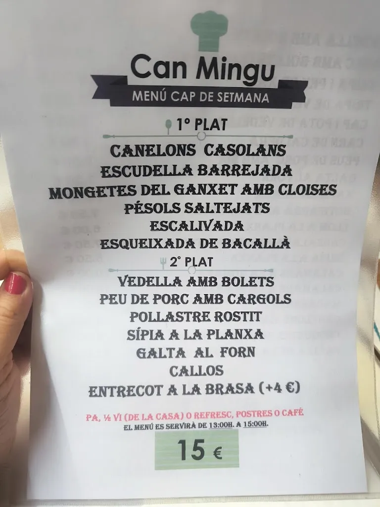 Menu_Restaurant Can Mingu_Tordera_immagine_1