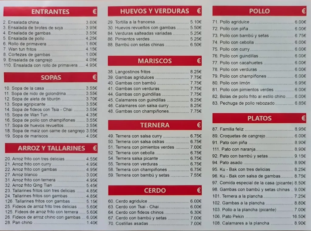 Menu_Restaurant China Town_Tordera_image_3