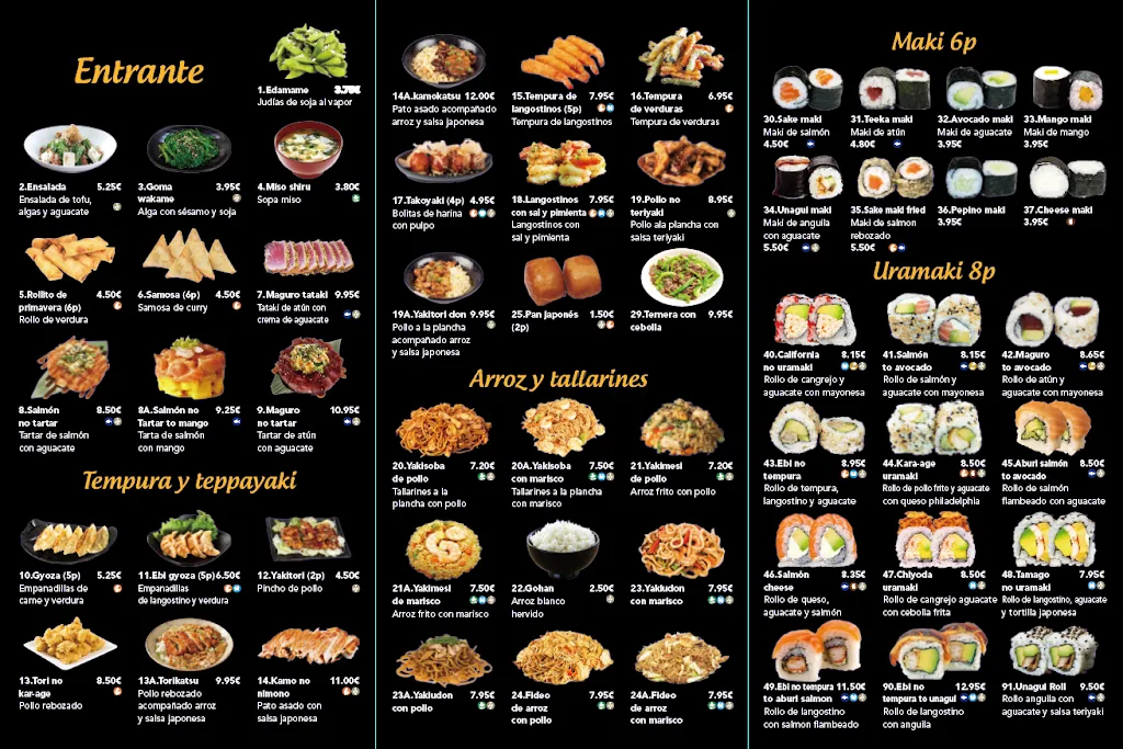 Menu_Totoro Sushi_Tordera_image_1