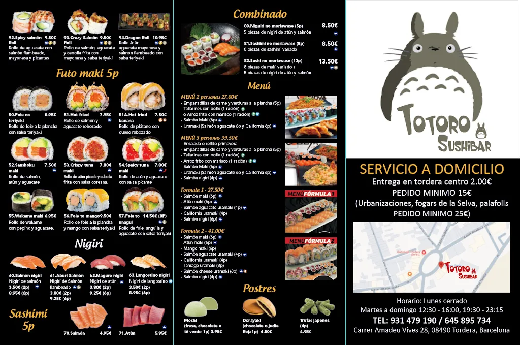 Menu_Totoro Sushi_Tordera_image_2