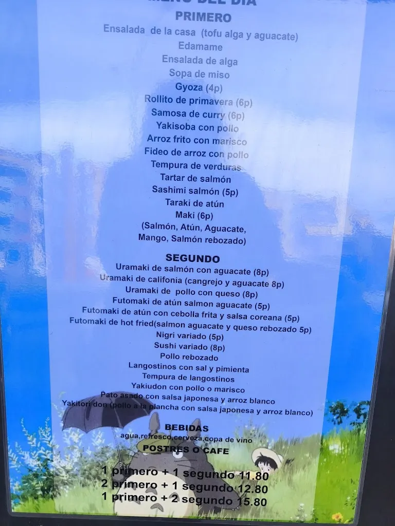 Menu_Totoro Sushi_Tordera_image_4