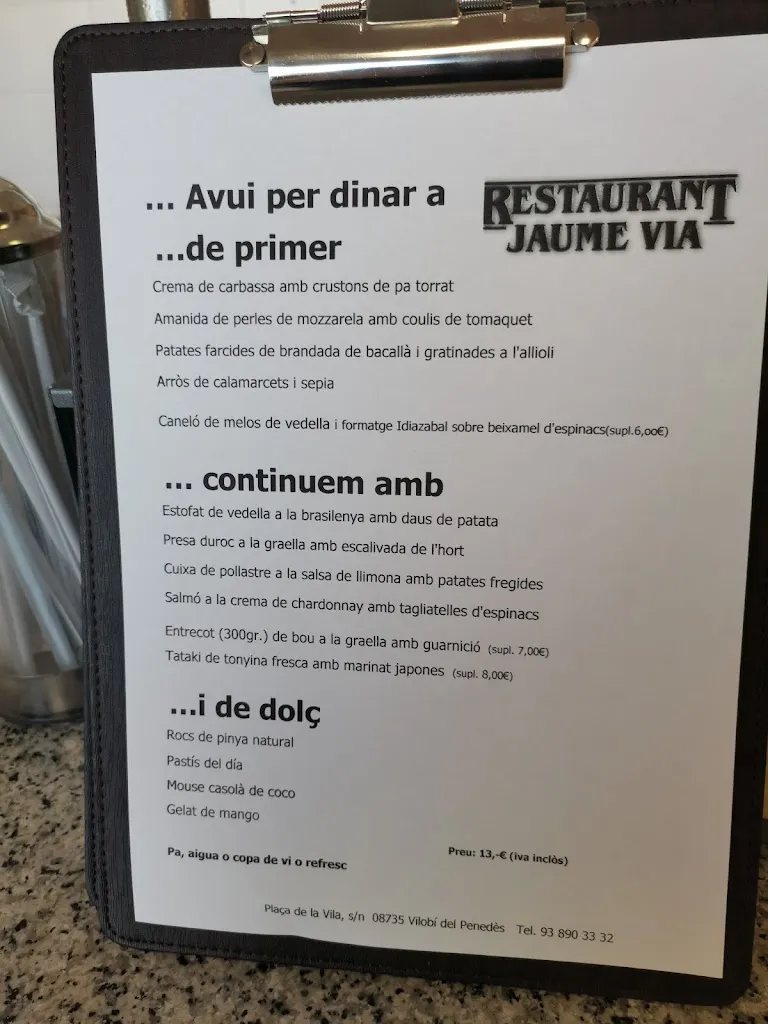 Menu_Restaurant Jaume Via_Vilobí del Penedès_immagine_4