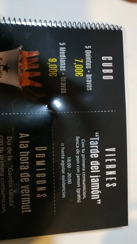 Menu_TONY'S BAR_Vilanova del Camí_image_1