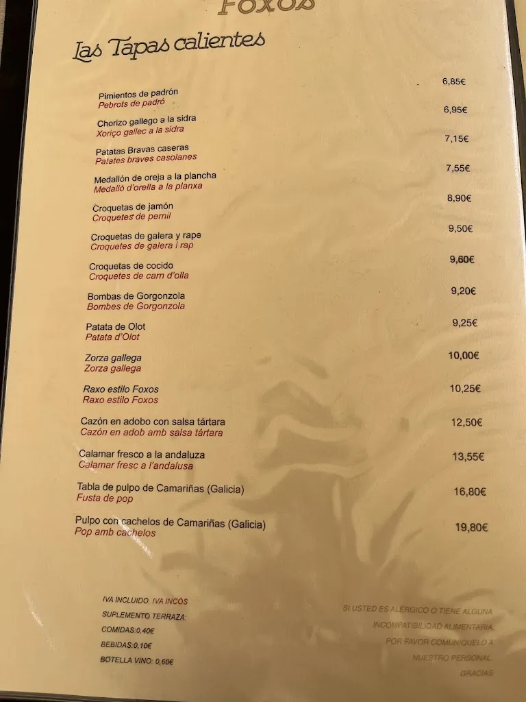 Menu_Taberna Foxos | Viladecans_Viladecans_image_4