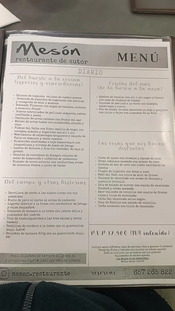 Menu_MeSón Restaurante._Viladecans_image_1