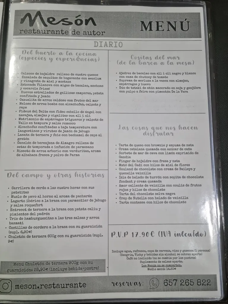 Menu_MeSón Restaurante._Viladecans_image_2