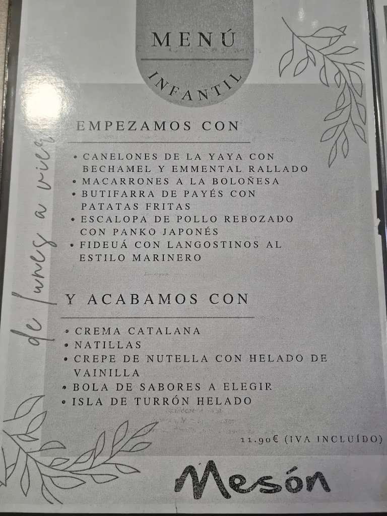Menu_MeSón Restaurante._Viladecans_image_4