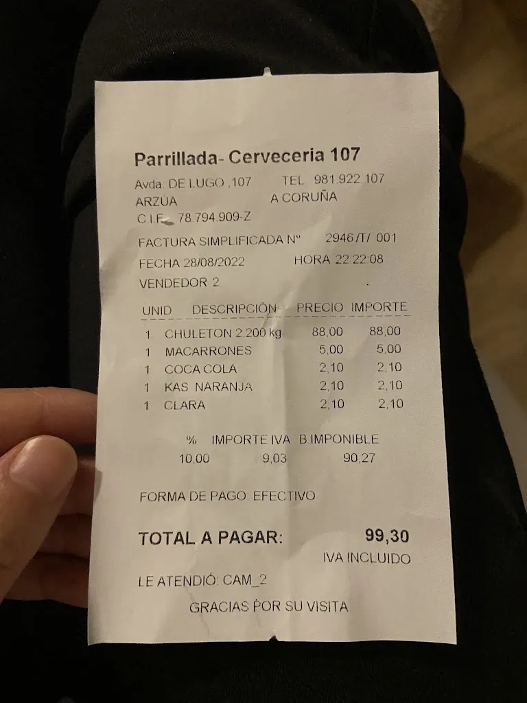 杨洋_Parrillada 107 cervecería_Arzúa_recensione
