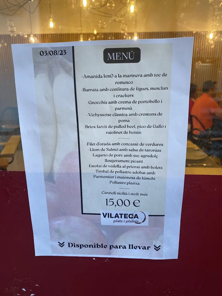 Menu_Vilateca, plats i platets_Viladecans_image_1