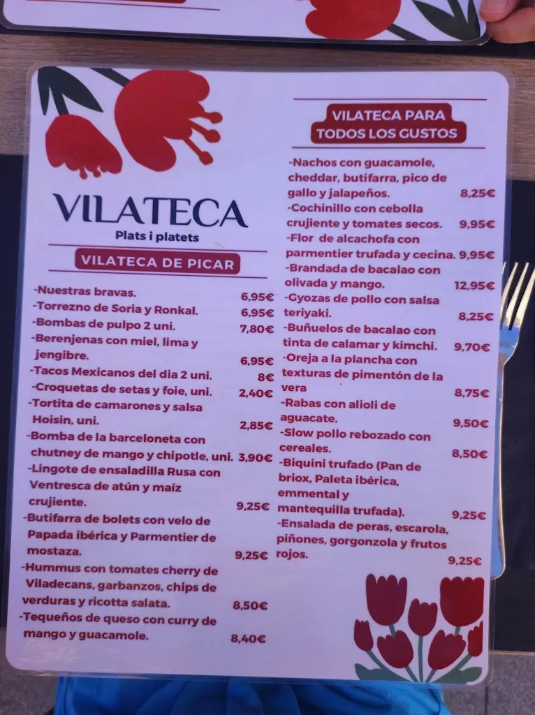 Menu_Vilateca, plats i platets_Viladecans_image_4