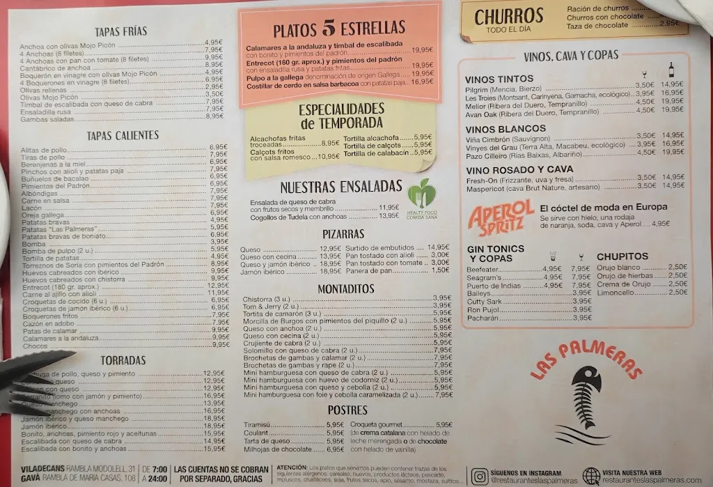 Menu_Les Palmeres_Viladecans_image_2