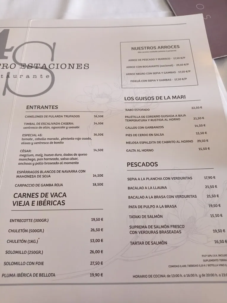 Menu_Restaurante 4 Estaciones_Viladecans_immagine_2