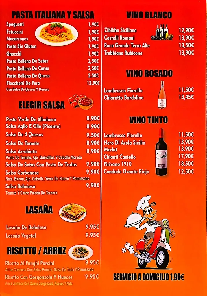 Menu_Il Fogón della Toscana - Horno de Leña, Pizzas Artesanal_Viladecans_immagine_3