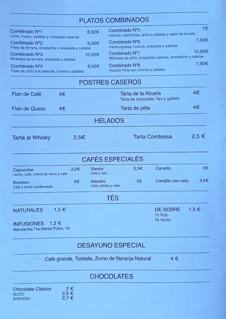 Menu_Cervecería Beer's Club_Pontedeume_image_1