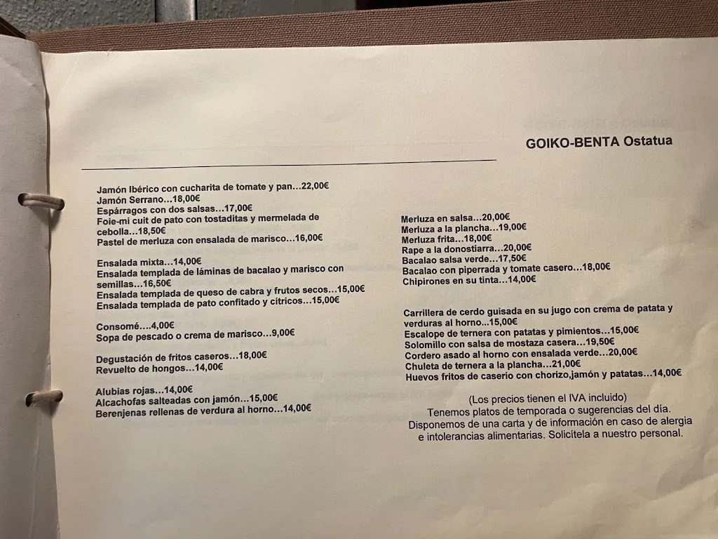 Menu_Goiko - Benta_Arantzazu_image_1