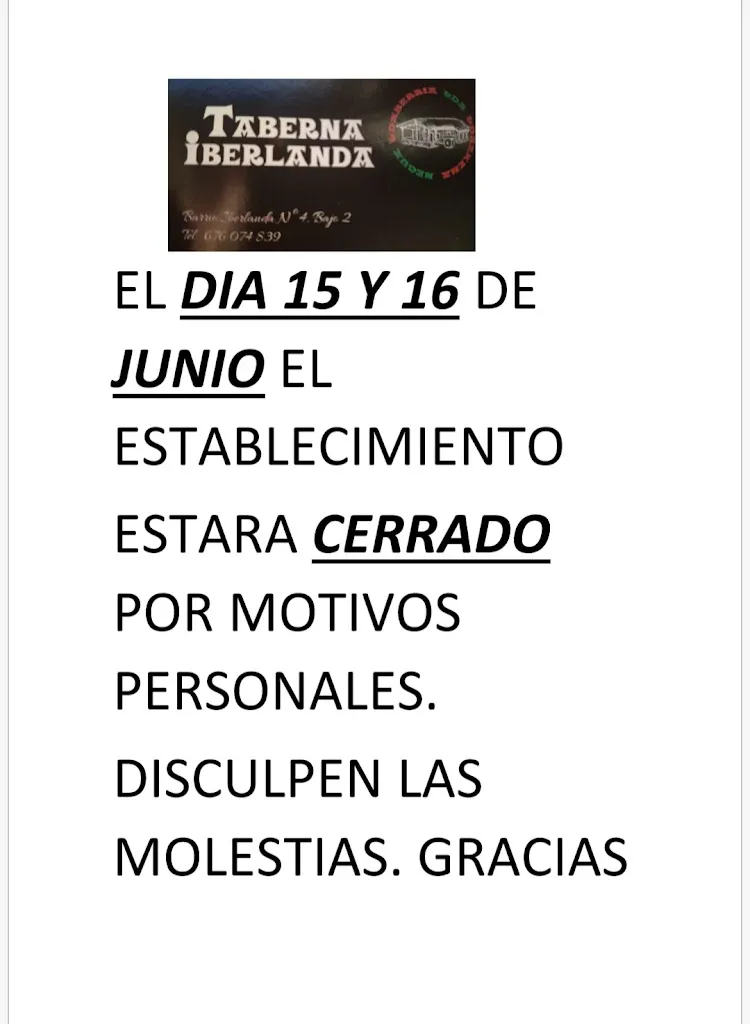 Menu_IBERLANDA TABERNA_Arrankudiaga_immagine_1