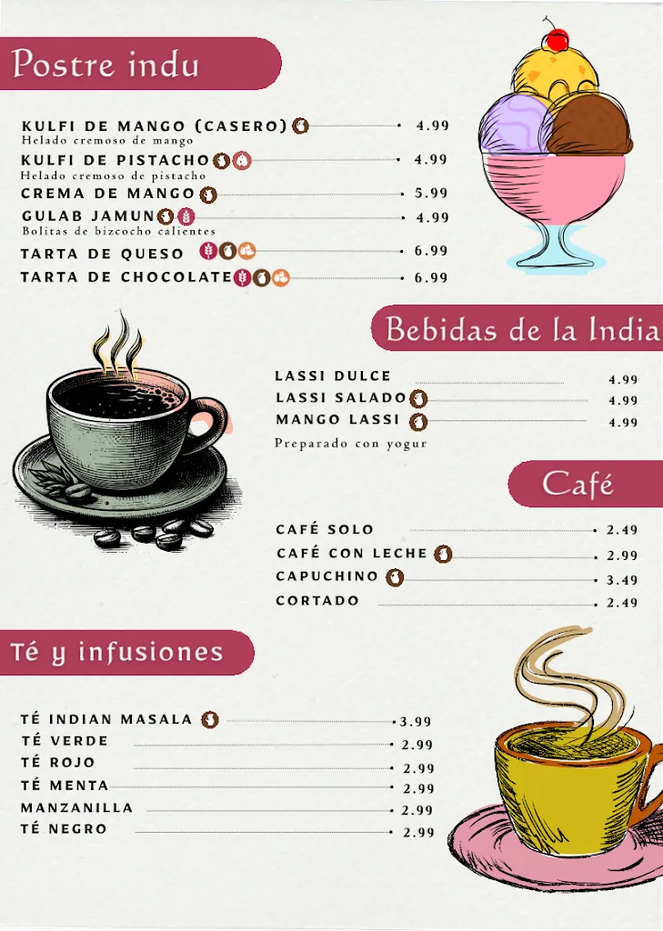 Menu_Indian Elephant Restaurant_Artea_image_1