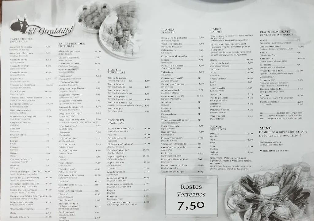Menu_El Giraldillo_Vilanova i la Geltrú_immagine_3