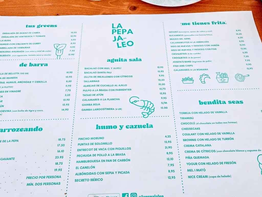 Menu_La Pepa Origen Mediterrani_Vilanova i la Geltrú_immagine_2